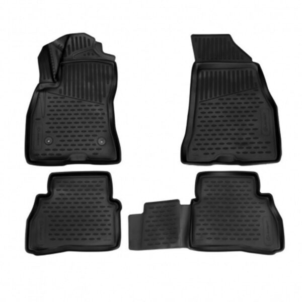ALL IN POINT ΜΑΡΚΕ ΠΑΤΑΚΙΑ ΣΕ ΣΚΑΦΗ TPE ΛΑΣΤΙΧΟ ΓΙΑ FIAT DOBLO PANORAMA 2015+(ΜΑΥΡΟ) - 4 ΤΕΜ. - AIN-150741 LEFKELIS.GR