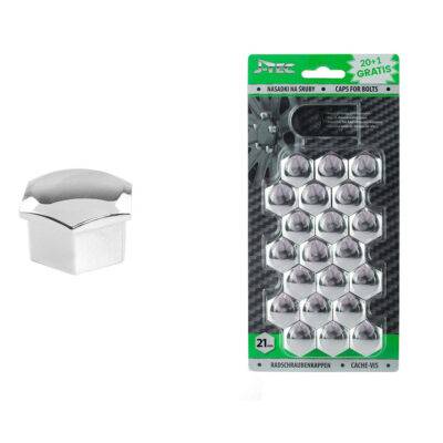 ALL IN POINT ΚΑΠΑΚΙΑ ΜΠΟΥΛΟΝΙΩΝ 21mm ΧΡΩΜΙΟ AMiO - 21 ΤΕΜ. - AIN-163315 LEFKELIS.GR