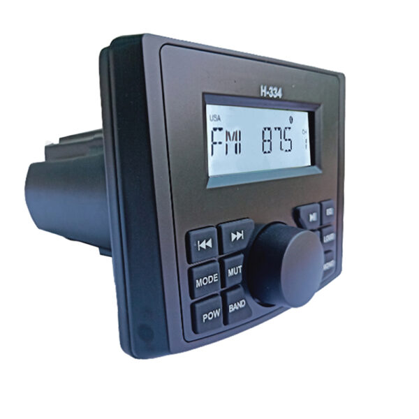 HASDA MP3 PLAYER H-334 4x50W ΜΕ ΡΑΔΙΟΦΩΝΟ/USB/BLUETOOTH (ΑΔΙΑΒΡΟΧΟ/ΜΑΥΡΟ) - Image 2