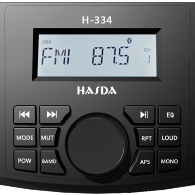 ALL IN POINT HASDA MP3 PLAYER H-334 4x50W ΜΕ ΡΑΔΙΟΦΩΝΟ/USB/BLUETOOTH (ΑΔΙΑΒΡΟΧΟ/ΜΑΥΡΟ) - AIN-176517 LEFKELIS.GR