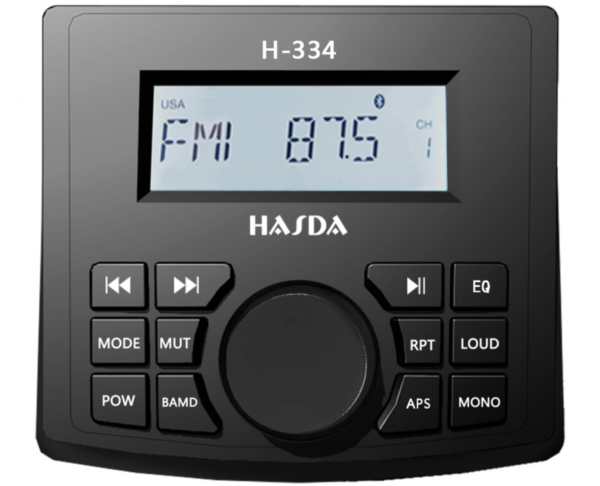 ALL IN POINT HASDA MP3 PLAYER H-334 4x50W ΜΕ ΡΑΔΙΟΦΩΝΟ/USB/BLUETOOTH (ΑΔΙΑΒΡΟΧΟ/ΜΑΥΡΟ) - AIN-176517 LEFKELIS.GR
