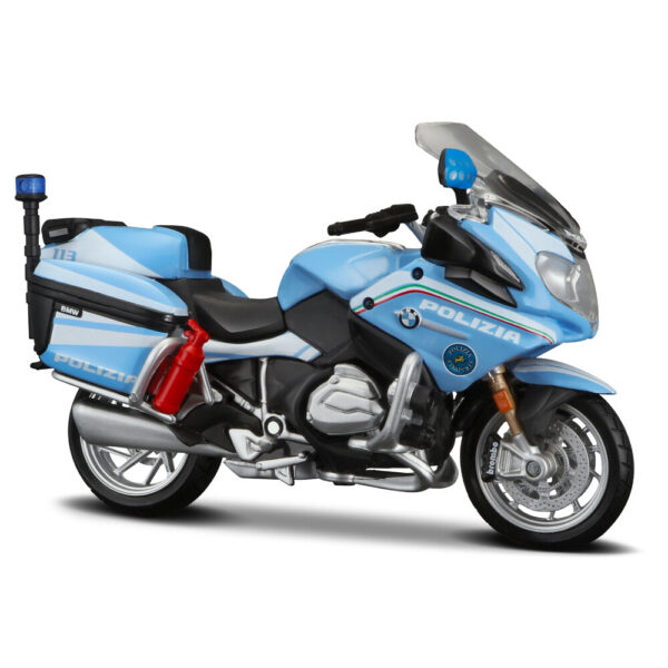 ALL IN POINT ΜΙΝΙΑΤΟΥΡΑ BMW R1200RT MOTO ΑΣΤΥΝΟΜΙΑΣ POLIZIA 1:18 BURAGO - 1 ΤΕΜ. - AIN-182816 LEFKELIS.GR