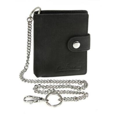 ALL IN POINT ΠΟΡΤΟΦΟΛΙ ΔΕΡΜΑΤΙΝΟ ΓΙΑ ΚΑΡΤΕΣ & ΧΡΗΜΑΤΑ BIKER WALLET ME 45cm ΑΛΥΣΙΔΑ RFID ΠΡΟΣΤΑΣΙΑ ΣΕ ΜΑΥΡΟ ΧΡΩΜΑ LAMPA - 1 Τεμ. - AIN-182828 LEFKELIS.GR