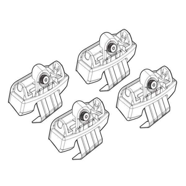 ALL IN POINT ΑΚΡΑ ΓΙΑ ΜΠΑΡΕΣ NORDRIVE ΓΙΑ SKODA FABIA 5D 09/2021+ - 4 ΤΕΜ - AIN-177106 LEFKELIS.GR