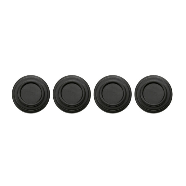 ALL IN POINT ΠΡΟΣΤΑΤΕΥΤΙΚΑ ΓΙΑ ΚΛΕΙΣΙΜΟ ΠΟΡΤΑΣ Φ26x8mm ΣΙΛΙΚΟΝΗΣ ΣΤΡΟΓΓΥΛΑ ΜΑΥΡΑ LAMPA - 4 ΤΕΜ. - AIN-183792 iluma.GR