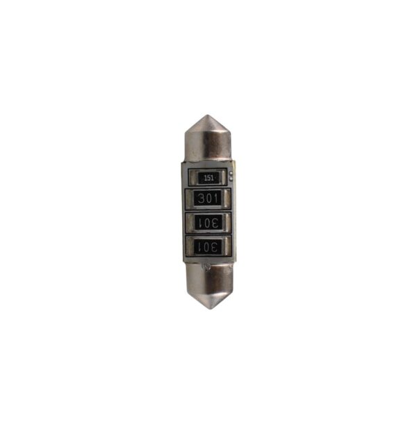 ΛΑΜΠΑΚΙΑ ΠΛΑΦΟΝΙΕΡΑΣ C5W 12V SV8.5 36mm 2xSMD5050 LED ΜΠΛΕ CAN-BUS M-TECH - 1 τεμ. - Image 2