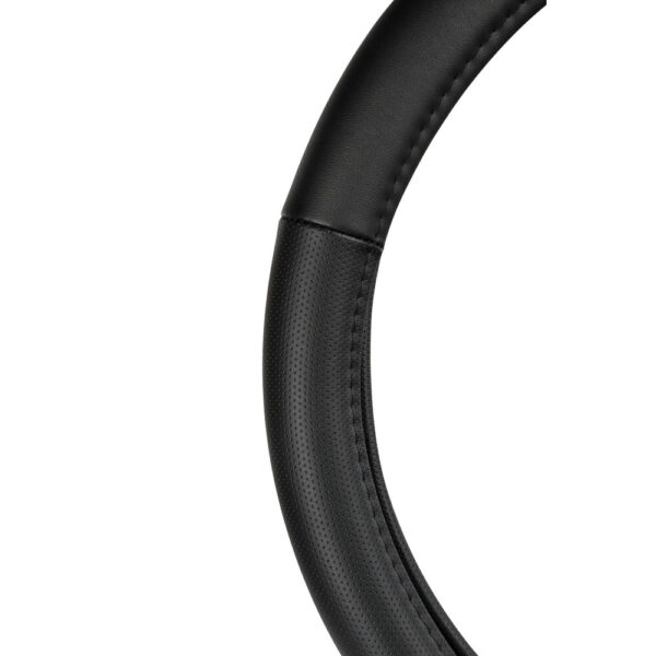 ΚΑΛΥΜΜΑ ΤΙΜΟΝΙΟΥ 40-42CM ΔΕΡΜΑ SKEENTEX ΜΑΥΡΟ CLASSIC PREMIUM GRAN PREE LAMPA - 1 ΤΕΜ. - Image 2