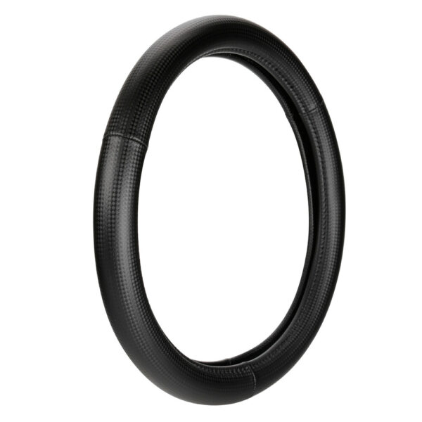 ALL IN POINT ΚΑΛΥΜΜΑ ΤΙΜΟΝΙΟΥ RACING PREMIUM BLACK (S) 35/37cm ΣΥΝΘΕΤΙΚΟ ΔΕΡΜΑ SKEENTEX ΜΑΥΡΟ/CARBON LOOK LAMPA - 1 ΤΕΜ. - AIN-183287 iluma.GR