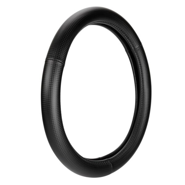 ALL IN POINT ΚΑΛΥΜΜΑ ΤΙΜΟΝΙΟΥ RACING PREMIUM BLACK (Μ) 37/39cm ΣΥΝΘΕΤΙΚΟ ΔΕΡΜΑ SKEENTEX ΜΑΥΡΟ/CARBON LOOK LAMPA - 1 ΤΕΜ. - AIN-183288 iluma.GR