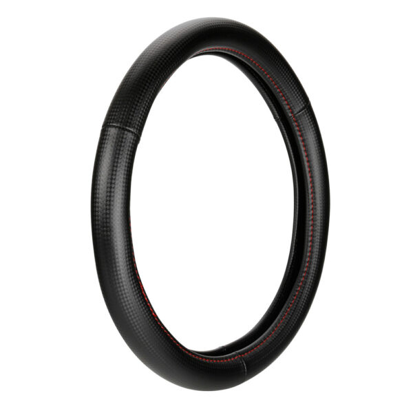 ALL IN POINT ΚΑΛΥΜΜΑ ΤΙΜΟΝΙΟΥ RACING PREMIUM RED (S) 35/37cm ΣΥΝΘΕΤΙΚΟ ΔΕΡΜΑ SKEENTEX ΜΑΥΡΟ/ΚΟΚΚΙΝΟ/CARBON LOOK LAMPA - 1 ΤΕΜ. - AIN-183289 iluma.GR