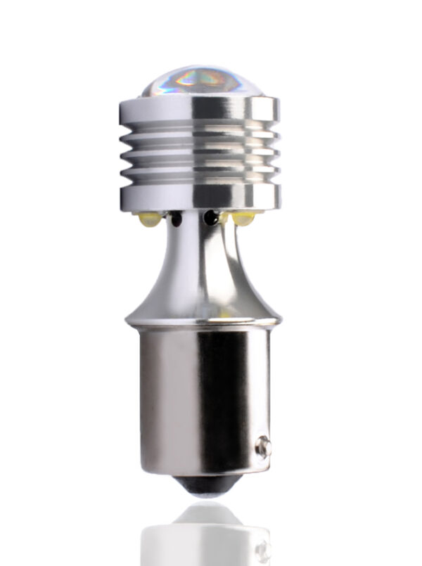 ALL IN POINT P21W 12V BA15s LED 4xCREE PREMIUM ΛΕΥΚΟ (ΜΟΝΟΠΟΛΙΚΟ) 1ΤΕΜ. M-TECH - AIN-149516 LEFKELIS.GR