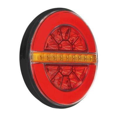 ALL IN POINT ΦΩΣ ΠΙΣΩ ΑΡΙΣΤΕΡΟ 12/24V DYNAMIC-O 140 mm ΜΕ 29 LED 3 ΧΡΗΣΕΙΣ ΟΜΙΧΛΗΣ/ΘΕΣΕΩΣ/ΦΛΑΣ (ΚΟΚΚΙΝΟ/ΠΟΡΤΟΚΑΛΙ) - 1 ΤΕΜ. - AIN-160009 LEFKELIS.GR