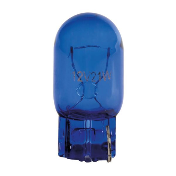 ALL IN POINT W21W (T20) 12V W3x16d 21W 200lm (ΚΑΡΦΩΤΟ-ΑΚΑΛΥΚΟ) BLUE DYED-GLASS 2ΤΕΜ. BLISTER - AIN-163843 LEFKELIS.GR