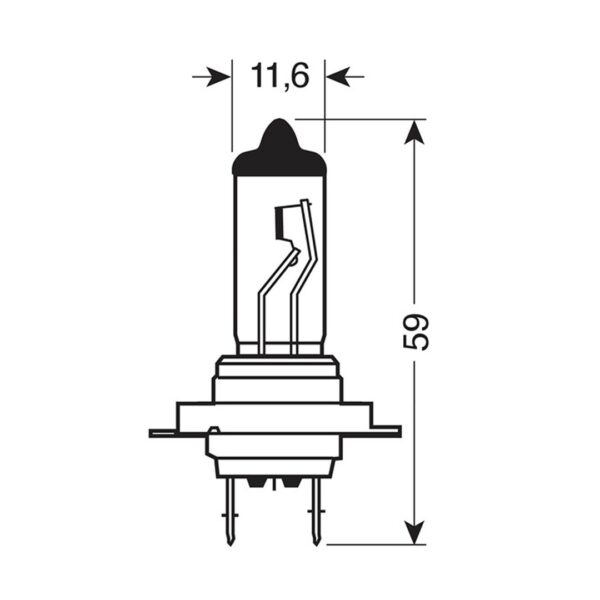 H7 BLUE-XENON 12V/100W 4.500Κ - Image 2