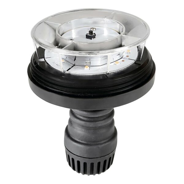 ΦΑΡΟΣ ΠΕΡΙΣΤΡΕΦΟΜΕΝΟΣ 8LED RL-15 9-32V 3 ΛΕΙΤΟΥΡΓΙΩΝ ΒΙΔΩΤΟΣ ΕΛΑΣΤΙΚΟΣ ΠΟΡΤΟΚΑΛΙ 145x105mm - Image 2