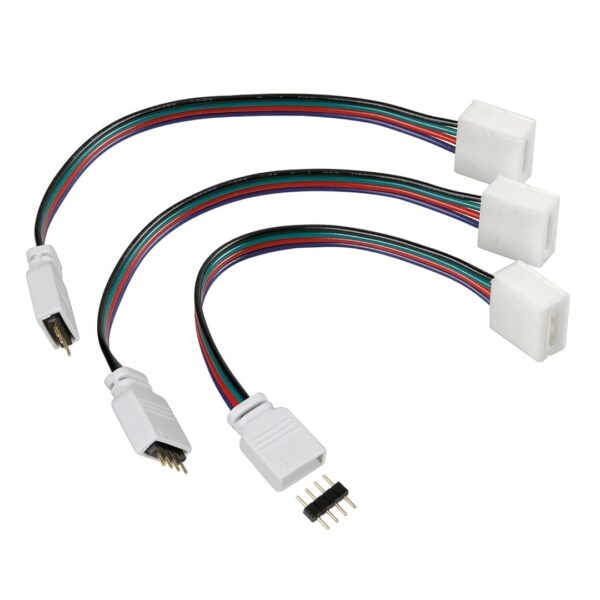 ALL IN POINT ΑΝΤΑΛΛΑΚΤΙΚΗ ΦΙΣΑ CONNECT-3 ΜΕ 4PIN 16 cm ΓΙΑ ΤΑΙΝΙΑ RGB ΜΕ ΤΗΛΕΧΕΙΡΙΣΜΟ 3 ΤΕΜ. - AIN-164136 iluma.GR