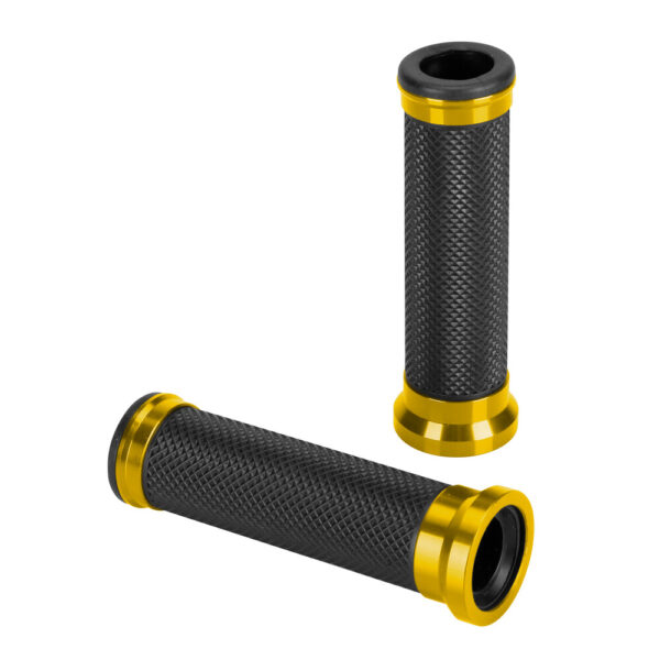 ALL IN POINT ΧΕΡΟΥΛΙΑ MOTO ALU GRIP ΜΑΥΡΟ/ΧΡΥΣΟ ΧΡΩΜΑ 22mm+25mm 12cm LAMPA - 2 τεμ. - AIN-184257 LEFKELIS.GR
