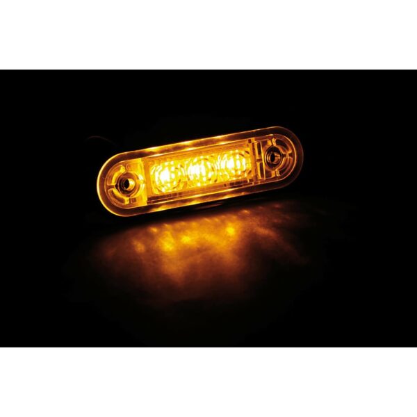 ΦΩΣ ΟΓΚΟΥ ΦΟΡΤΗΓΟΥ 24V 3 LED 80x22mm ΠΟΡΤΟΚΑΛΙ - 1 ΤΕΜ. - Image 2
