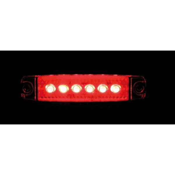 ΦΩΣ ΟΓΚΟΥ 6LED ΚΟΚΚΙΝΟ SMD 12/24V 96mm 20ΤΕΜ. - Image 2