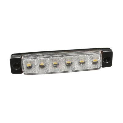 ALL IN POINT ΦΩΣ ΟΓΚΟΥ 9>32V 6 LED ΛΕΥΚΟ ΔΙΑΦΑΝΟ 95