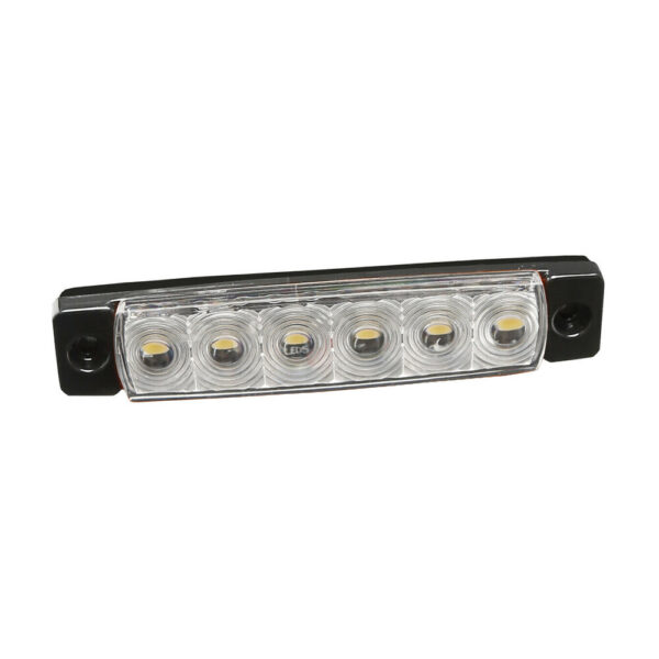 ALL IN POINT ΦΩΣ ΟΓΚΟΥ 9>32V 6 LED ΛΕΥΚΟ ΔΙΑΦΑΝΟ 95