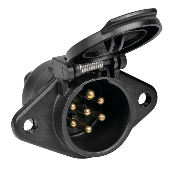 ΠΡΙΖΑ ΚΟΤΣΑΔΟΡΟΥ ΜΕ ΜΑΥΡΟ ΚΑΠΑΚΙ 24N 24V 7PIN ISO 1185 ΑΡΣΕΝΙΚΗ - Image 2