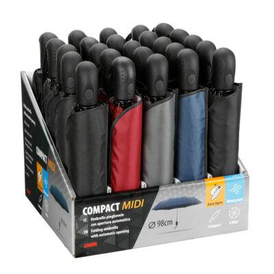 ALL IN POINT ΟΜΠΡΕΛΕΣ COMPACT MIDI Φ98cm ΑΝΤΙΑΝΕΜΙΚΕΣ ΑΥΤΟΜΑΤΟ ΑΝΟΙΓΜΑ ΔΙΑΦΟΡΑ ΧΡΩΜΑΤΑ 31x31x24cm ΣΤΑΝΤ LAMPA - 25 ΤΕΜ. - AIN-184270 LEFKELIS.GR