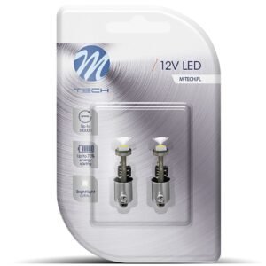 72W BA9s (ΜΙΝΙΟΝ) LED 1xSMD5050 CAN-BUS ΛΕΥΚΟ BLISTER 2ΤΕΜ. - AIN-143678 LEFKELIS.GR