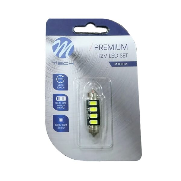 5 36mm CAN-BUS+RADIATOR LED 4xSMD5730 ΛΕΥΚΟ BLISTER 1τεμ - AIN-141367 iluma.GR