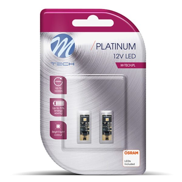 6W 2xHP LED ΛΕΥΚΟ CAN-BUS BLISTER 2ΤΕΜ. M-TECH - AIN-147664 LEFKELIS.GR