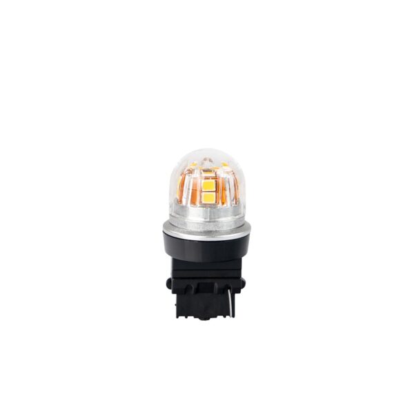 PY27W 12/24V W2.5x15d 15x2835SMD LED CAN-BUS ΠΟΡΤΟΚΑΛΙ PLATINIUM M-TECH - 1 ΤΕΜ - Image 2