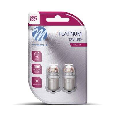 ALL IN POINT ΛΑΜΠΑΚΙΑ R5W 12/24V BA15s 5x2835SMD LED CAN-BUS ΠΟΡΤΟΚΑΛΙ (ΜΟΝΟΠΟΛΙΚΟ-ΦΟΥΝΤΟΥΚΙ) PLATINIUM BLISTER  M-TECH - 2 ΤΕΜ. - AIN-183452 LEFKELIS.GR