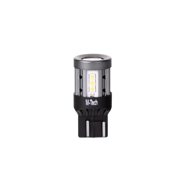 ΛΑΜΠΑΚΙ W21/5W T20 7443 W3x16q 12/24V 600lm 4W 15x3030SMD LED CAN-BUS PLATINIUM ΛΕΥΚΟ BLISTER - 1 ΤΕΜ. - Image 2