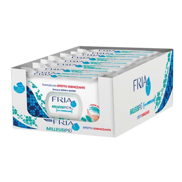 ΑΝΤΙΒΑΚΤΗΡΙΑΚΑ ΥΓΡΑ ΜΑΝΤΗΛΑΚΙΑ ΧΕΡΙΩΝ FRIA 48ΤΕΜ. - Image 2