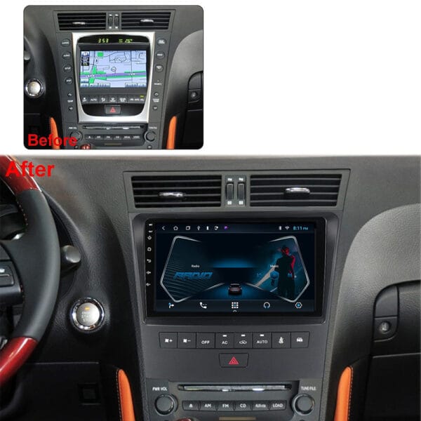 DIGITAL IQ BXF 11341_CPAA (9inc) MULTIMEDIA TABLET for LEXUS GS mod. 2004-2011 - Image 3