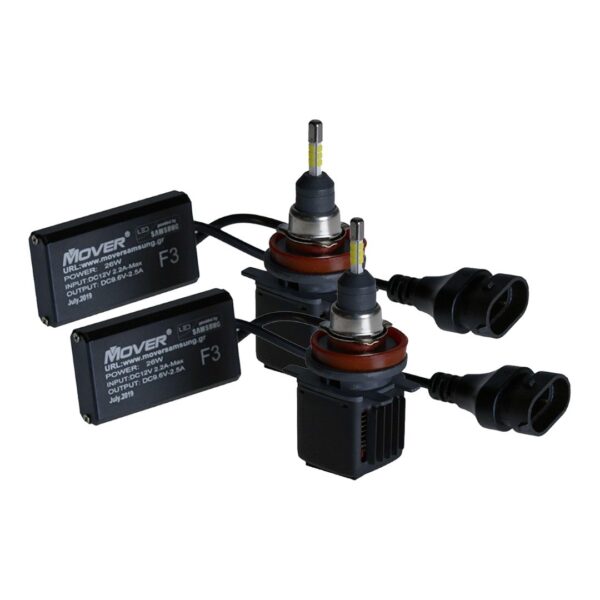 H8 12V 2x26W 6500K 5200lm 12 LED KIT ΣΕΙΡΑ F3 SAMSUNG ΜΕ ΨΥΚΤΡΑ ΚΑΙ ΥΓΡΟ ΚΛΕΙΣΤΟΥ ΚΥΚΛΩΜΑΤΟΣ - 2 ΤΕΜ. - Image 2