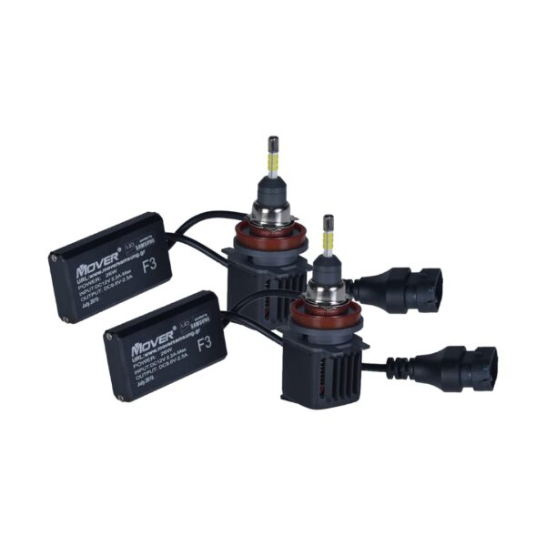 H11 12V 2x26W 6500K 5200lm 12 LED KIT ΣΕΙΡΑ F3 SAMSUNG ΜΕ ΨΥΚΤΡΑ ΚΑΙ ΥΓΡΟ ΚΛΕΙΣΤΟΥ ΚΥΚΛΩΜΑΤΟΣ - 2 ΤΕΜ. - Image 2
