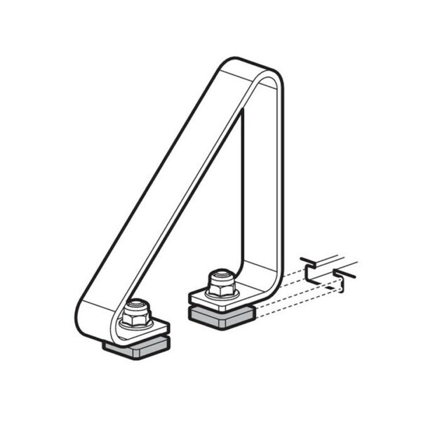 STOP ΠΛΑΙΝΑ ΓΙΑ ΜΠΑΡΕΣ ΑΛΟΥΜΙΝΙΟΥ KARGO-PLUS KP-4 10cm NORDRIVE - 2 ΤΕΜ. - Image 2