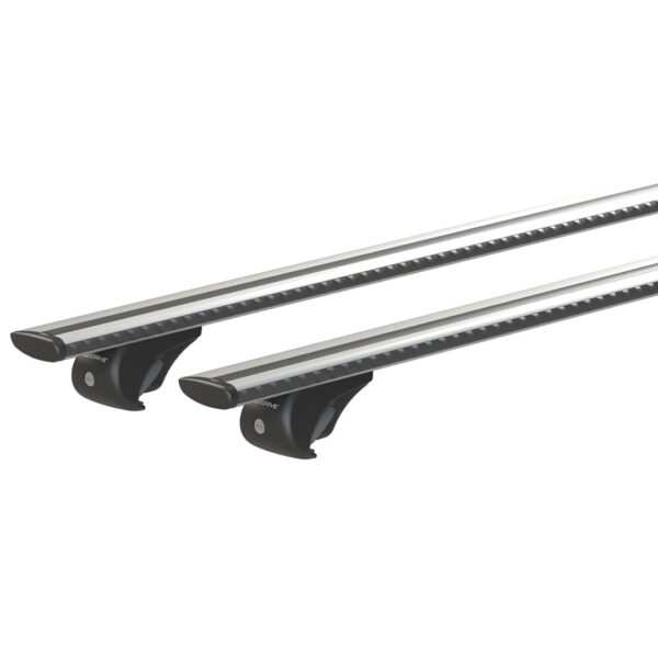 ΜΠΑΡΕΣ ΟΡΟΦΗΣ ΑΝΟΔ. ΑΛΟΥΜΙΝΙΟΥ SILENZIO (L) 128cm 100max NORDRIVE (RAILING STANDARD/S/W) - 2 ΤΕΜ. - Image 2