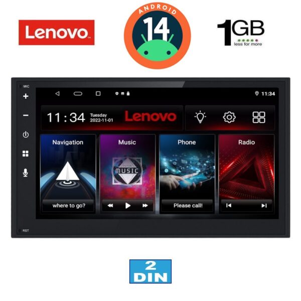 AIN-135079 - Digital iQ - LENOVO LVA 168_GPS (6.8" DECK) MULTIMEDIA 2DIN - ALL IN POINT - LEFKELIS.GR