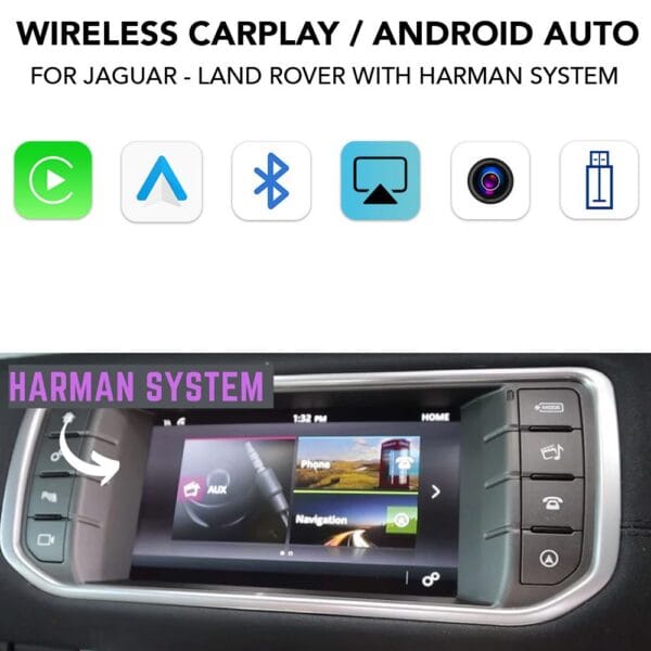 DIGITAL IQ LR 238 CPAA (CARPLAY / ANDROID AUTO BOX for JAGUAR - LAND ROVER mod.2016-2019 with HARMAN System) - Image 2