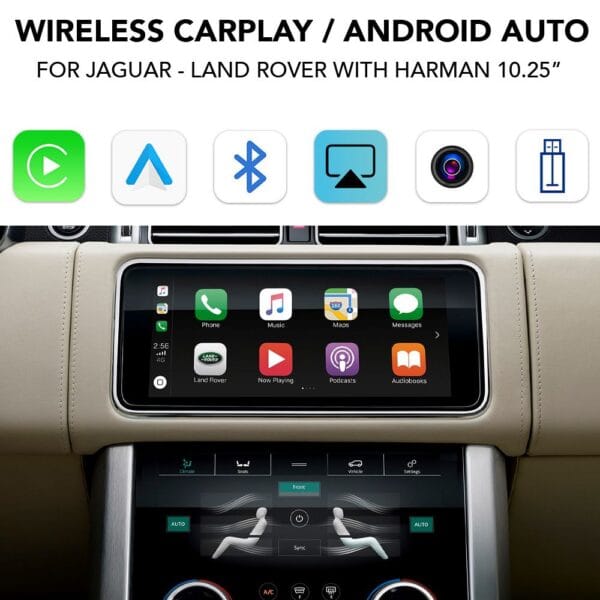 AIN-98582 - Digital iQ - DIGITAL IQ LR 239 CPAA (CARPLAY / ANDROID AUTO BOX for JAGUAR - LAND ROVER mod.2017> with HARMAN 10.25") - ALL IN POINT - LEFKELIS.GR