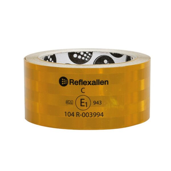 ALL IN POINT ΤΑΙΝΙΑ ΑΝΑΚΛΑΣΤΙΚΗ ΚΙΤΡΙΝΗ ΑΥΤΟΚΟΛΛΗΤΗ REFLEXALLEN VALUE VERSION 50mmX12