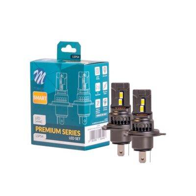 ALL IN POINT ΛΑΜΠΕΣ LED H4 12V 70W 4000lm 6.000K CSP 3570 LED KIT CAN-BUS PREMIUM SMART SERIES  M-TECH - 2 τεμ. - AIN-182424 LEFKELIS.GR