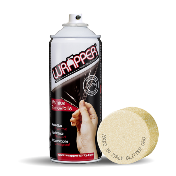 ALL IN POINT ΦΙΛΜ ΣΕ ΣΠΡΕΥ WRAPPER SPECIAL COLOURS ΧΡΥΣΟ ΓΚΛΙΤΕΡ 400ml – 1 ΤΕΜ. - AIN-167563 LEFKELIS.GR