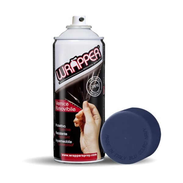 ALL IN POINT ΠΡΟΣΤΑΤΕΥΤΙΚΟ ΦΙΛΜ ΣΕ ΣΠΡΕΙ WRAPPER SPECIAL COLOUR NAVY DARK BLUE 400 ml (ΜΠΛΕ ΣΚΟΥΡΟ) - AIN-160177 LEFKELIS.GR