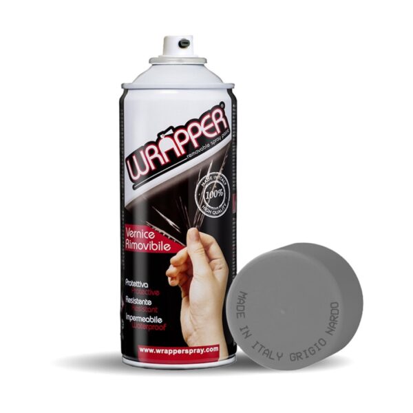 ALL IN POINT ΠΡΟΣΤΑΤΕΥΤΙΚΟ ΦΙΛΜ ΣΕ ΣΠΡΕΙ WRAPPER SPECIAL COLOUR NARDO GREY 400 ml (ΑΝΘΡΑΚΙ ΓΚΡΙ) - AIN-160182 LEFKELIS.GR