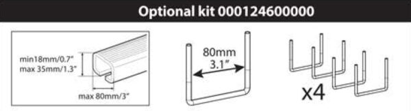 ALL IN POINT ΚΙΤ ΤΟΠΟΘΕΤΗΣΗΣ ΜΠΑΓΚΑΖΙΕΡΑΣ "U" 80MM MENABO - AIN-168020 LEFKELIS.GR