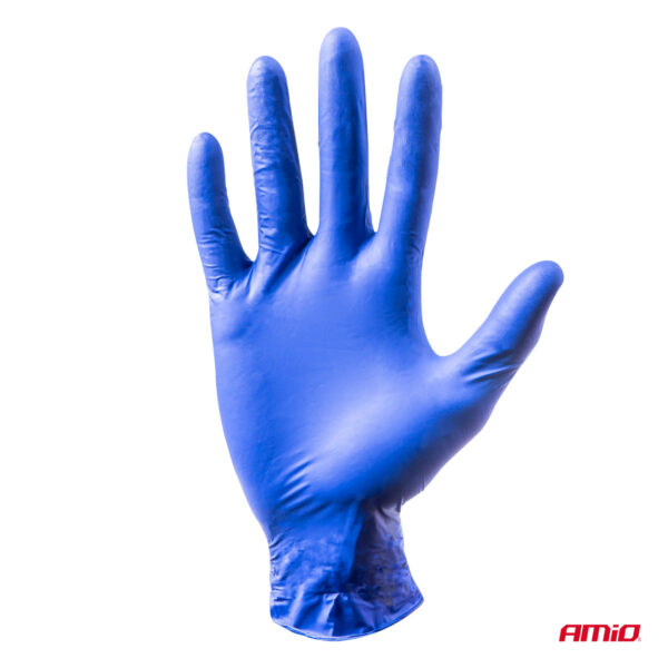 ΓΑΝΤΙΑ ΝΙΤΡΙΛΙΟΥ MERCATOR NITRYLEX BASIC ΜΙΑΣ ΧΡΗΣΗΣ ΣΕ ΜΠΛΕ ΧΡΩΜΑ LARGE (L) ΑΜΙΟ - 100 ΤΕΜ. - Image 2