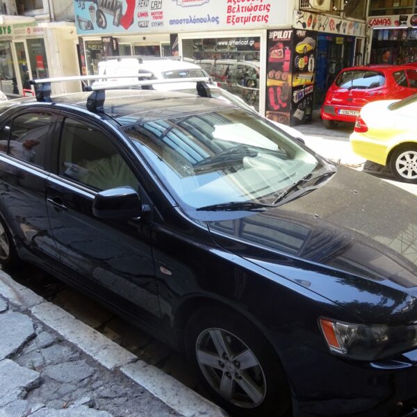 ALL IN POINT KIT ΜΕ ΜΠΑΡΕΣ ΟΡΟΦΗΣ ΓΙΑ MITSUBISHI LANCER 4D / 5D 07/2008+ ΑΛΟΥΜΙΝΙΟΥ TEMA MENABO (AL1-3360-FIX501FP)-2 ΤΕΜ. - AIN-163422 LEFKELIS.GR